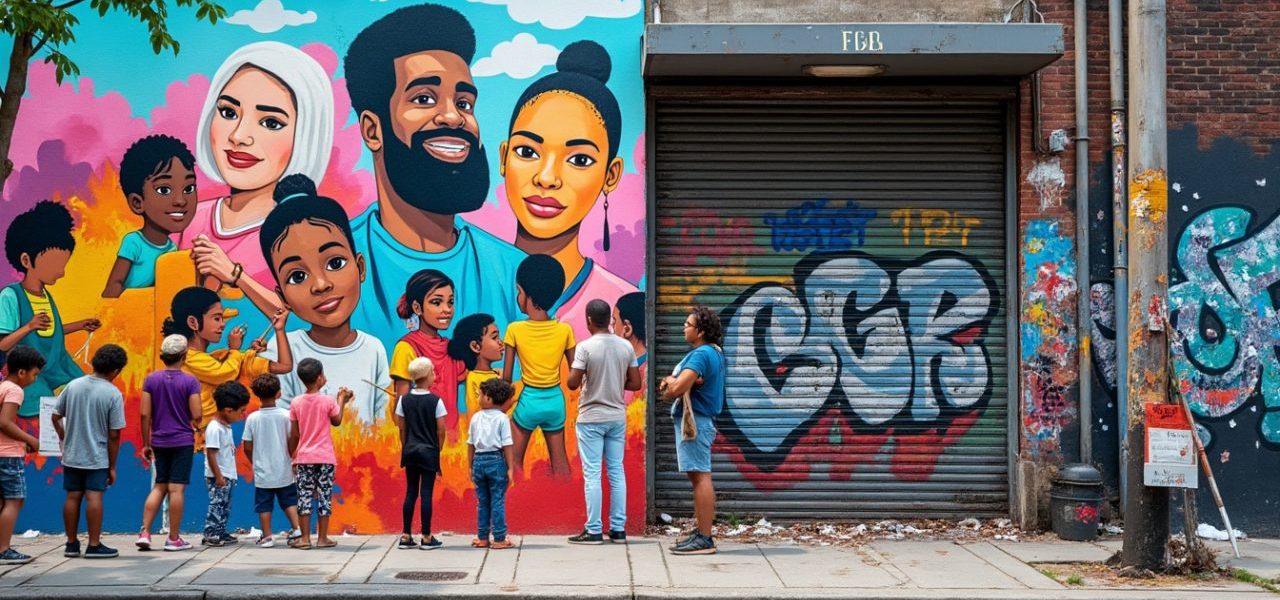 explorez le bricolage urbain à travers le street art : un acte d'expression citoyenne ou une forme de dégradation urbaine ?