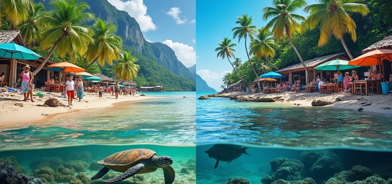 explorez les enjeux du tourisme de masse : impact environnemental et opportunités économiques pour les pays en développement. un débat essentiel entre menace écologique et développement durable.