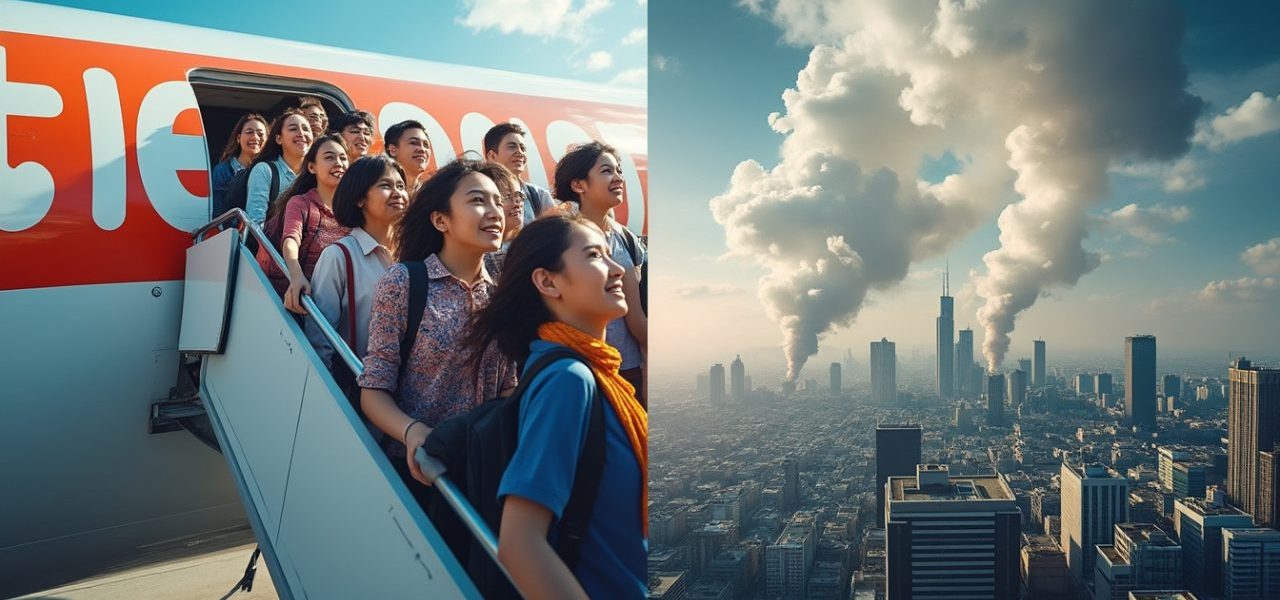 découvrez les enjeux du voyage en avion low cost : une liberté accessible à tous mais à quel prix pour notre planète ? analyse des impacts climatiques et des alternatives possibles.